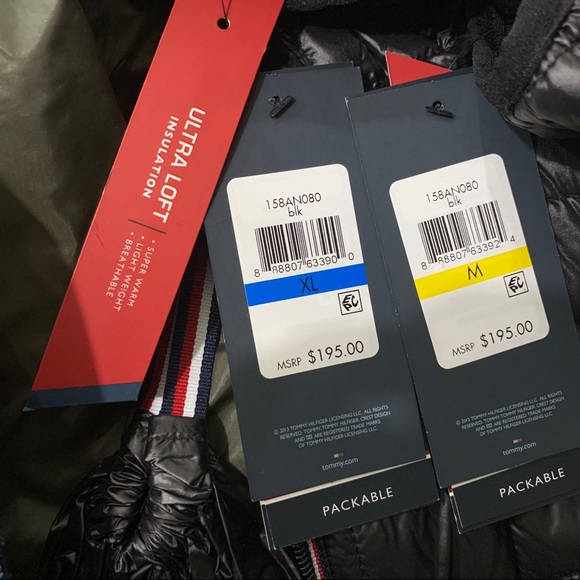 *Liquidation*Tommy Hilfiger Packable Puffer Jacket - Picture 8 of 8